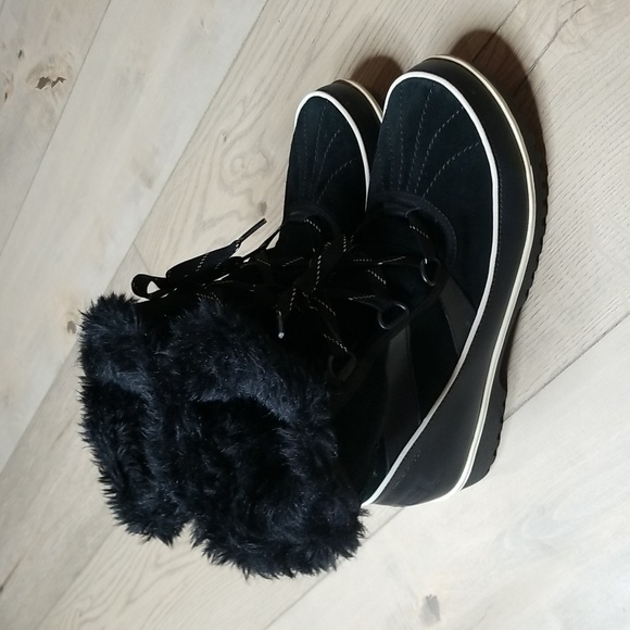 Sorel Women's Tivoli V Winter Boot black sz 10 NWOT - Picture 3 of 9